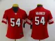 Women San Francisco 49ers #54 Fred Warner Red Scarlet  Alternate Vapor Limited Jersey