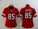 Women San Francisco 49ers #85 George Kittle Red Scarlet  Alternate Vapor Limited Jersey