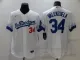 MLB Los Angeles Dodgers #34 Toro Valenzuela 2021 White City Connect Flex Base Elite Jersey