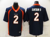 Men's Denver Broncos #2 Patrick Surtain II 2021 NFL Draft Blue Vapor Untouchable Limited Jersey