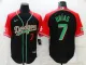 MLB Los Angeles Dodgers #7 Julio Urias Black Red Game Jersey