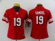 Women San Francisco 49ers #19 Samuel Red Scarlet  Alternate Vapor Limited Jersey