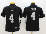 Youth NFL Oakland raiders #4 Carr Black Vapor Untouchable Limited Jersey