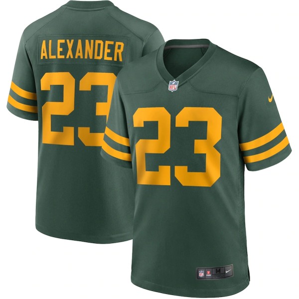 Men's Green Bay Packers #23 Alexander 2021 Green Vapor Untouchable Limited Jersey