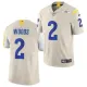 Men's Los Angeles Rams #2 Robert Woods Bone Vapor Untouchable Limited Jersey