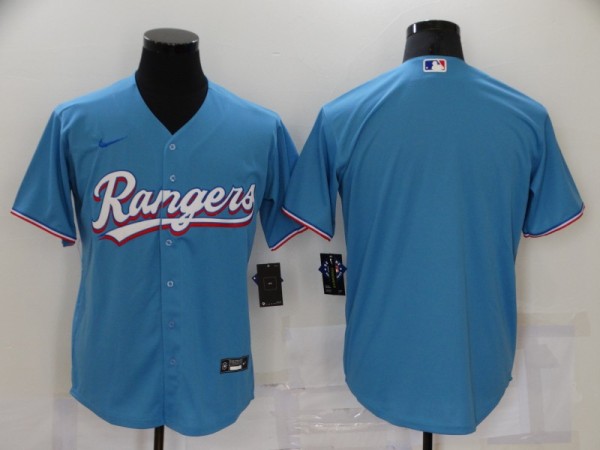 MLB Texas Ranger Blank Light Blue Game Nike Jersey