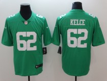 Men's Philadelphia Eagles #62 Kelce Green Vapor Untouchable Limited Jersey