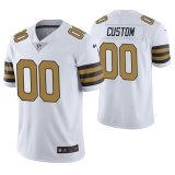 Men's New Orleans Saints White Color Rush Limited Customized Jersey