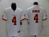 Men's Washington Football Team #4 Heinicke White Vapor Untouchable Limited Jersey