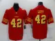 Men's San Francisco 49ers #42 Lott Red/Gold Vapor Untouchable Limited Jersey
