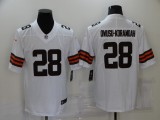 Men's Cleveland Browns #28 Owusu-Koramoah White Vapor Untouchable Limited Jersey