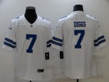 Men's Dallas Cowboys #7 Diggs White Vapor Untouchable Limited Jersey