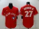 MLB Toronto Blue Jays #27 Guerrero Jr Red Game Nike Jersey