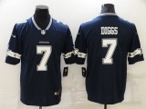 Men's Dallas Cowboys #7 Diggs Navy Blue Team Color Vapor Untouchable Limited Jersey