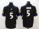 Men's Baltimore Ravens #5 Brown Black Vapor Untouchable Limited Jersey