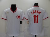 MLB Cincinnati Reds #11 Larkin White Game Nike Jersey