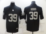 Men's Las Vegas Raiders #39 Hobbs Black Vapor Limited Jersey