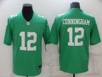 Men's Philadelphia Eagles #12 Cunningham Green Vapor Untouchable Limited Jersey