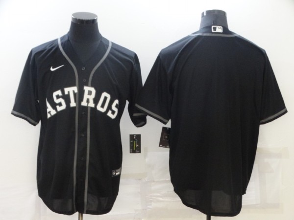 MLB Houston Astros Blank Black Game Nike Jersey