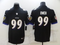 Men's Baltimore Ravens #99 Oweh Black Vapor Untouchable Limited Jersey