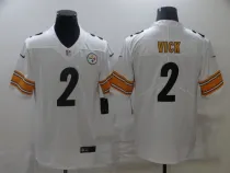 Men's Pittsburgh Steelers #2 Vick White Vapor Untouchable Limited Jersey