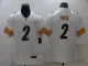 Men's Pittsburgh Steelers #2 Vick White Vapor Untouchable Limited Jersey