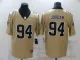 Men's New Orleans Saints #94 Jordan Gold Inverted Legend Limited Jersey