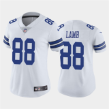 Women Cowboys #88 CeeDee Lamb White Vapor Untouchable Limited Jersey