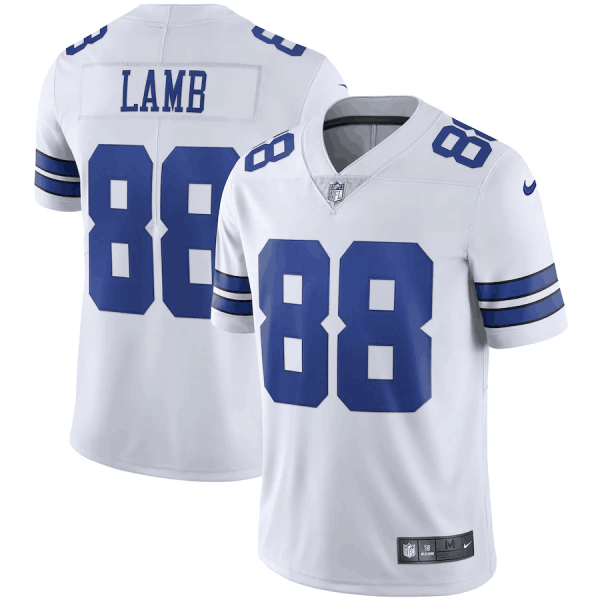 Youth Dallas Cowboys #88 CeeDee Lamb 2020 White Vapor Untouchable Limited Jersey