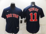 MLB Boston Red Sox #11 Devers Blue Game Nike Jersey