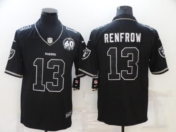 Men's Las Vegas Raiders #13 Hunter Renfrow Black Shadow Vapor Limited Jersey