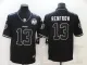 Men's Las Vegas Raiders #13 Hunter Renfrow Black Shadow Vapor Limited Jersey