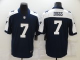 Men's Dallas Cowboys #7 Trevon Diggs 2021 Navy Thanksgiving Limited Jersey