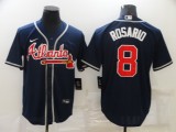 MLB Atlanta Braves #8 Rosario Blue Game Nike Jersey