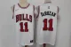 NBA Chicago Bulls #11 DeMar DeRozan 75th Anniversary Diamond White 2021 Jersey