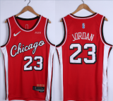 NBA Chicago Bulls #23 Jordan 75th Anniversary Diamond Red 2021 Jersey
