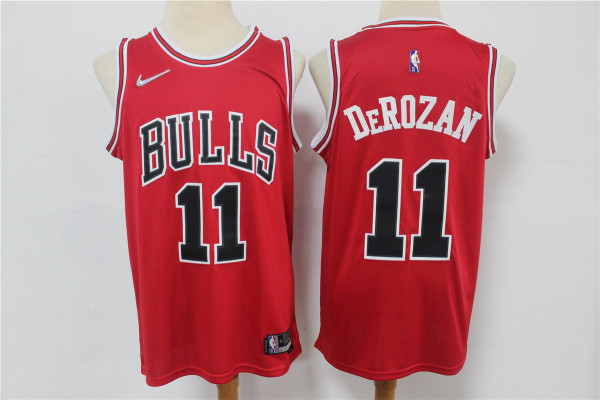 NBA Chicago Bulls #11 DeMar DeRozan 75th Anniversary Diamond Red 2021 Jersey