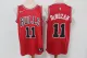 NBA Chicago Bulls #11 DeMar DeRozan 75th Anniversary Diamond Red 2021 Jersey