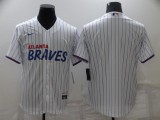 MLB Atlanta Braves Blank White City Edition Game Jersey