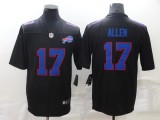 Men's Buffalo Bills #17 Josh Allen 2020 Black Vapor Untouchable Limited Jersey