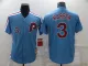 MLB Philadelphia Phillies Blue #3 Harper Game Nike Jersey