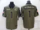 Men's Miami Dolphins #1 Tua Tagovailoa 2021 Olive Camo Salute To Service Limited Jersey