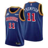 NBA Golden State Warriors  #11 Klay Thompson 2021 Classic Edition Blue Jersey