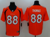 Men's Denver Broncos #88 Demaryius Thomas Orange Vapor Untouchable Limited Jersey