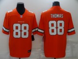 Men's Denver Broncos #88 Demaryius Thomas Orange Color Rush Limited Jersey