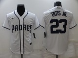 MLB San Diego Padres #23 Tatis Jr. White Nike Game Jersey