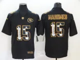 Men's Kansas City Chiefs #15 Patrick Mahomes Black Fashiion Limited Jersey