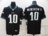 Men's Philadelphia Eagles #10 Minshew II Black Vapor Untouchable Limited Jersey