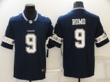 Men's Dallas Cowboys #9 Romo Blue Vapor Untouchable Limited Jersey