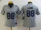 Women Cowboys #88 CeeDee Lamb Grey Inverted Legend Jersey